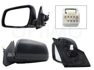 ESP5413 ESPEJO IZQ ELECT NEGRO P/PINTAR C/DESEMPA?ANTE (5PINES) LANCER 08-16