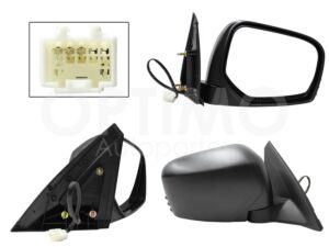 ESP5416 ESPEJO DER ELECT NEGRO POROSO (3PINES) L200 08-15