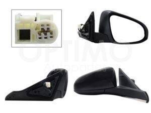 ESP5430 ESPEJO DER ELECT NEGRO P/PINTAR C/DESEMPA?ANTE (5PINES) CAMRY 15-17