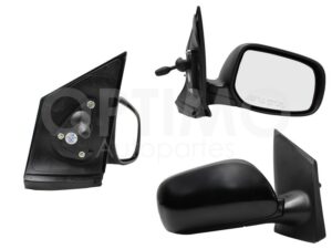 ESP5448 ESPEJO DER MANUAL NEGRO P/PINTAR C/CONTROL 4PTAS YARIS SEDAN 06-15