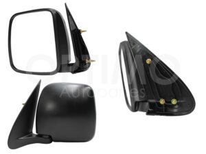 ESP5453 ESPEJO IZQ MANUAL NEGRO POROSO (BASE INT PLASTICO) HIACE 05-19