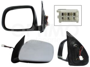 ESP5467 ESPEJO IZQ ELECT CROMO (3PINES) HILUX 06-11