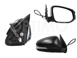ESP5478 ESPEJO DER ELECT NEGRO C/LUZ DIRECCIONAL (5PINES) (LUJO) HILUX 4WD 16-25