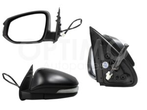 ESP5477 ESPEJO IZQ ELECT NEGRO C/LUZ DIRECCIONAL (5PINES) (LUJO) HILUX 4WD 16-25