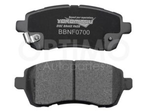 BBNF0700 BALATAS DEL SEMIMET?LICA (FIESTA 1.6L 11-19/MZ MAZDA 2 1.5L 12-15) FIGO 1.5L 16-22