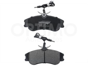BBNP0100 BALATAS DEL SEMIMET?LICA PG-206 1.4L/1.6L 99-09
