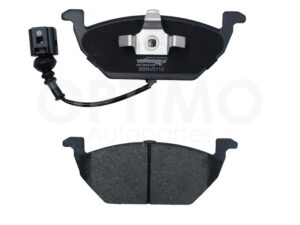 BBNV0110 BALATAS DEL SEMIMET?LICA C/SENSOR (BEETLE 98-16/CROSSFOX/VIRTUS/IBIZA 03-15/LEON-TOLEDO 00-06/MG 5) JETTA/GOLF A4/CLASICO 1.8L/2.0L 99-15