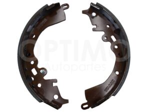 BBRT0750 BALATAS TRAS TAMBOR ORG?NICA HILUX 2/4WD 2.7L/2.8L 16-25