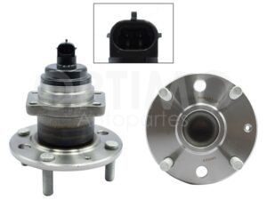 BMNC1750 MAZA TRAS COMPLETA C/ABS C/4BIRLOS OPTRA 2.0L 06-10