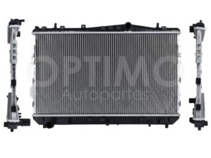 CRNC1700 RADIADOR AGUA C/S AIRE STD 710*390*16MM T/SOLDADO OPTRA 2.0L 06-10