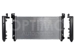 CRNC2600 RADIADOR AGUA C/S AIRE AUT 870*440*26MM 4ENTRAS P/ACEITE (SUBURBAN 00-14/HUMMER H2 03-08) T/SOLDADO SILVERADO 1500/2500/3500 4.8L/5.3L 99-13