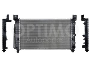 CRNC2610 RADIADOR AGUA C/S AIRE AUT 720*430*26MM S/HOYO P/ENFRIADOR ACEITE (CHEYENNE 07-13) T/SOLDADO SILVERADO 1500/2500/3500 4.8L/5.3L 99-13