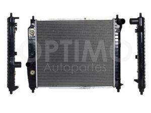 CRNC9900 RADIADOR AGUA S/AIRE AUT 500*440*16MM (PT G3 06-09) T/SOLDADO AVEO 1.6L 07-09