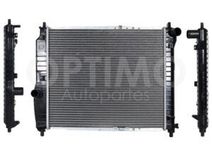 CRNC9920 RADIADOR AGUA S/AIRE STD 500*440*16MM (PT G3 06-09) T/SOLDADO AVEO 1.6L 07-09