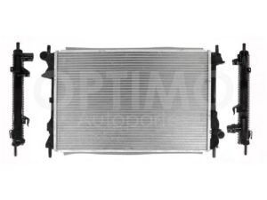 CRNF0320 RADIADOR AGUA C/S AIRE STD 610*400*20MM (SEDAN/H-BACK) T/SOLDADO FIESTA IKON 1.6L 11-15