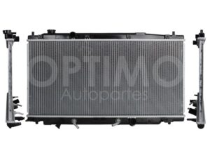CRNH0500 RADIADOR AGUA C/S AIRE AUT 730*350*16MM (FIT 1.5L 09-14) T/SOLDADO CITY 1.5L 10-13