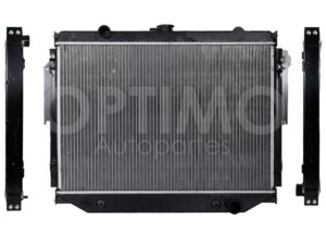 CRNK0330 RADIADOR AGUA C/S AIRE AUT 700*490*32MM (RAM 2500-3500 VAN 5.9L DIESEL 99-01) T/SOLDADO RAM 1500 VAN 3.9L DIESEL 94-01