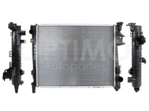 CRNK0350 RADIADOR AGUA C/S AIRE AUT 620*470*26MM (RAM 2500 5.7L-5.9L 94-01) T/SOLDADO RAM 1500 3.7L/4.7L 02-12