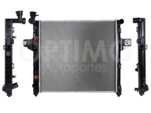 CRNK1310 RADIADOR AGUA C/S AIRE AUT 600*540*26MM T/SOLDADO GRAND CHEROKEE 4.0L 99-04