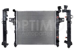 CRNK1330 RADIADOR AGUA C/S AIRE AUT 610*540*26MM T/SOLDADO GRAND CHEROKEE 4.7L 01-04