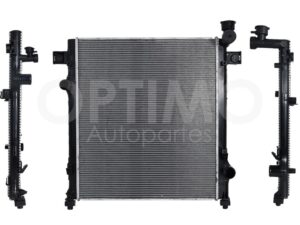 CRNK1600 RADIADOR AGUA C/S AIRE AUT 510*610*26MM (LIBERTY 3.7L 08-13) T/SOLDADO NITRO 3.7L/4.0L 07-12