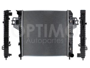 CRNK3600 RADIADOR AGUA C/S AIRE AUT 530*530*26MM T/SOLDADO LIBERTY 2/4WD 3.7L 02-07
