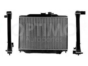 CRNN0410 RADIADOR AGUA C/S AIRE STD 550*380*32MM QR25DE (URVAN 2.5L GAS 07-12) T/MECANICO NV-350 2.5L GASOLINA 13-22