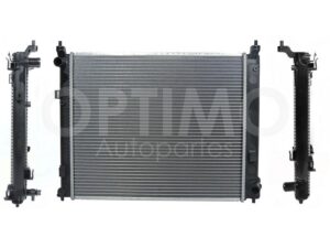 CRNN0900 RADIADOR AGUA C/S AIRE STD 520*430*20MM (V-DRIVE 20-25/MARCH 11-25/NOTE 14-19) T/SOLDADO VERSA 1.6L 12-19