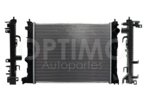 CRNN0930 RADIADOR AGUA C/S AIRE AUT 530*410*26MM (KICKS 17-24) T/SOLDADO VERSA 1.6L 20-25