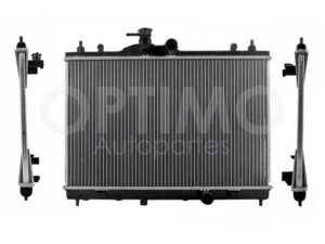 CRNN1150 RADIADOR AGUA C/S AIRE STD 620*400*16MM T/SOLDADO TIIDA 1.6L/1.8L 06-17