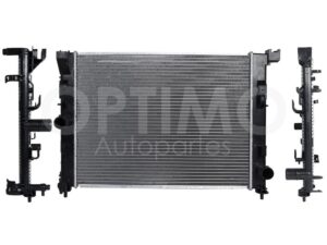 CRNN1600 RADIADOR AGUA C/S AIRE STD/AUT 510*390*26MM T/SOLDADO SENTRA B-18 2.0L 21-24
