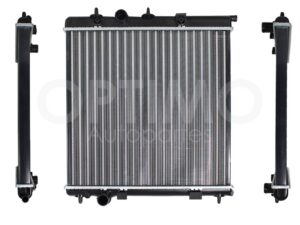 CRNP0500 RADIADOR AGUA C/S AIRE STD 400*380*22MM (PG-208 1.6L 14-20) T/MECANICO PG-207 1.6L 08-13