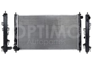 CRNS0520 RADIADOR AGUA C/S AIRE STD/AUT 700*410*16MM (OUTLANDER 10-13/ASX 13-16) T/SOLDADO LANCER 2.0L/2.4L 08-16