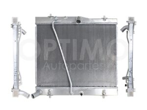 CRNT0410 RADIADOR AGUA C/S AIRE STD 680*510*32MM (TODO ALUMINIO) T/SOLDADO HIACE 2.7L 05-19