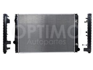 CRNT0630 RADIADOR AGUA C/S AIRE AUT 670*440*26MM C/HOYO P/ENFRIADOR ACEITE T/SOLDADO RAV-4 2.5L/3.5L 06-18