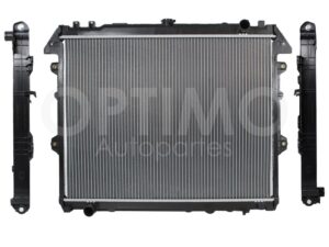 CRNT0700 RADIADOR AGUA C/S AIRE STD 680*550*20MM T/SOLDADO HILUX 2.7L 06-15