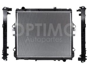 CRNT0710 RADIADOR AGUA C/S AIRE STD 670*560*26MM T/SOLDADO HILUX 2.8L DIESEL 16-25
