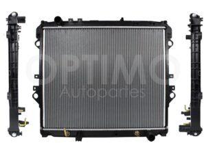 CRNT0711 RADIADOR AGUA C/S AIRE AUT 670*560*26MM T/SOLDADO HILUX 2.8L DIESEL 16-25