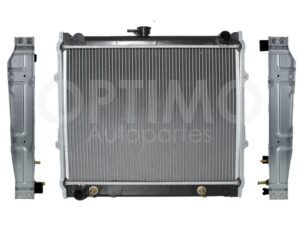 CRNT1310 RADIADOR AGUA C/S AIRE AUT 510*400*26MM (4RUNNER 2.4L 84-95) T/SOLDADO PICK-UP 2.4L 84-95
