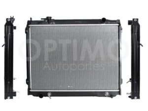 CRNT1600 RADIADOR AGUA C/S AIRE AUT 620*480*16MM T/SOLDADO TACOMA 2WD 2.4L/2.7L 95-04