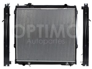 CRNT1611 RADIADOR AGUA C/S AIRE AUT 580*620*22MM T/SOLDADO TACOMA 4WD 2.7L/3.4L 95-04