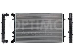 CRNV0120 RADIADOR AGUA C/S AIRE STD 660*420*22MM (JT CLASICO 08-15/LEON 00-12/TOLEDO 00-06) T/MECANICO JETTA/GOLF A4 1.8L/2.0L/2.8L GAS 99-07