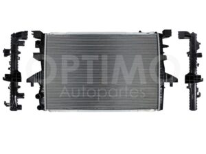 CRNV1100 RADIADOR AGUA S/AIRE STD 730*480*26MM T/SOLDADO EUROVAN 1.9L TDI DIESEL 05-10