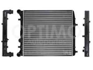 CRNV1300 RADIADOR AGUA S/AIRE STD 450*420*26MM (CROSSFOX 07-15/SPORT VAN 07-09/IBIZA-CORDOBA 03-09) T/MECANICO LUPO/POLO 1.6L 03-09