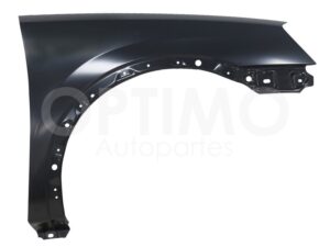 CSRC0241 SALPICADERA DER C/HOYO P/MOLDURA (TORNADO 04-11) (COLOR/NEGRO) CORSA 03-08