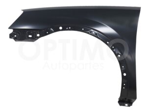CSRC0242 SALPICADERA IZQ C/HOYO P/MOLDURA (TORNADO 04-11) (COLOR/NEGRO) CORSA 03-08