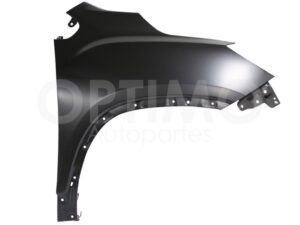 CSRC0711 SALPICADERA DER C/HOYO P/MOLDURA (COLOR/NEGRO) TRAX 17-20
