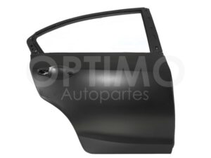 CZNH0213 PUERTA TRASERA DER (COLOR/NEGRO) 4PTAS CIVIC SEDAN 12-15