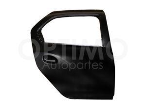 CZNR0803 PUERTA TRAS DER (COLOR/NEGRO) LOGAN 15-19
