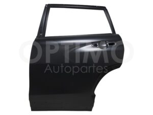 CZNT0224 PUERTA TRASERA IZQ C/HOYO P/MOLDURA (COLOR/NEGRO) COROLLA CROSS 22-25